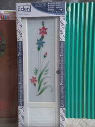 [DD020201035467] EDEN PINTU UPVC A065 PUTIH HANDLE KANAN (DSC)
