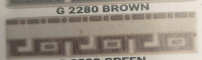 [FF040303036036] LIST KERAMIK 2280 BROWN 8x25